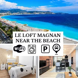 Le Loft Magnan - Ac- Pres - Wifi - Parking - Confort Et Moderne - Supermarches Et Tram Proches Francja